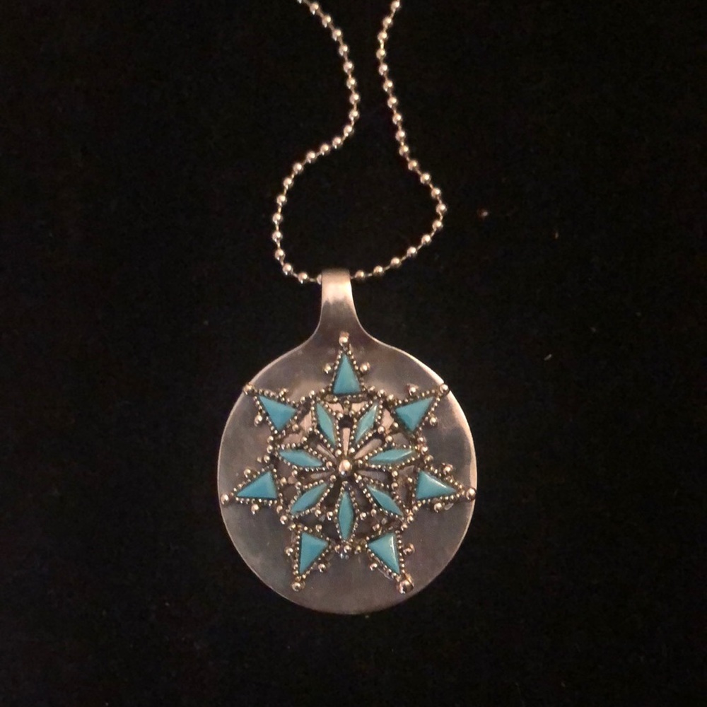 Handmade Flattened Spoon necklace
